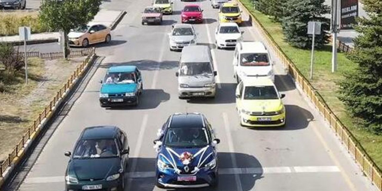 Sünnet ve düğün konvoylarına bir günde 84 bin lira ceza
