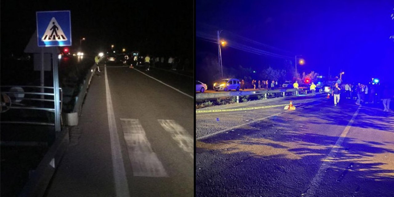 Otomobil yayalara çarptı: 2 ölü, 4 yaralı