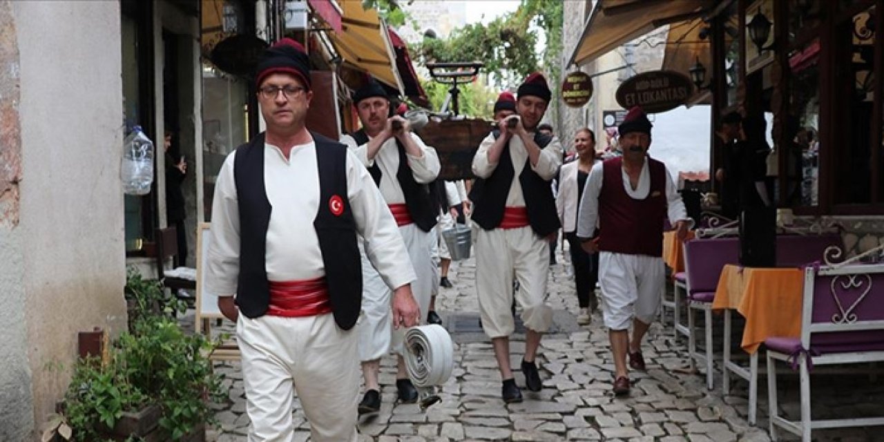 Safranbolu'nun tarihi sokaklarında gösteri yapıldı