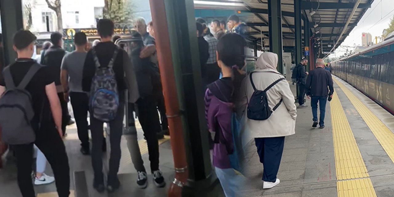 Marmaray’da bir kadın raylara düştü: Yaralandı