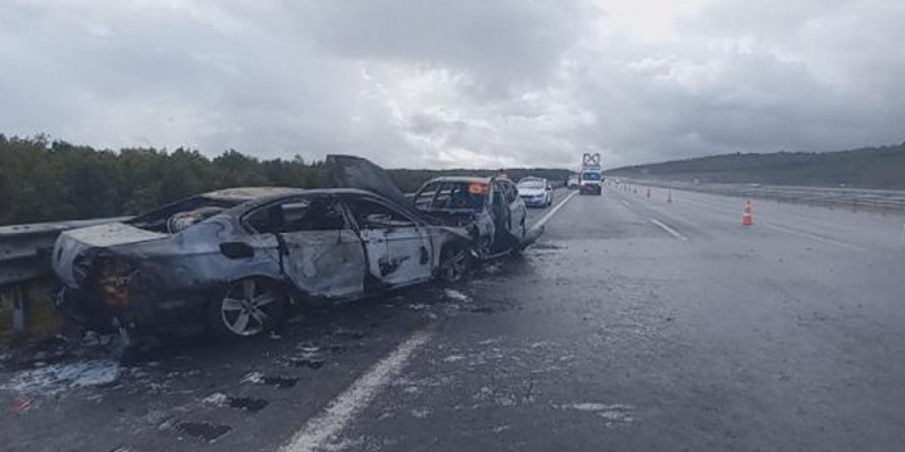 Kocaeli'de 5 araç zincirleme kaza yaptı