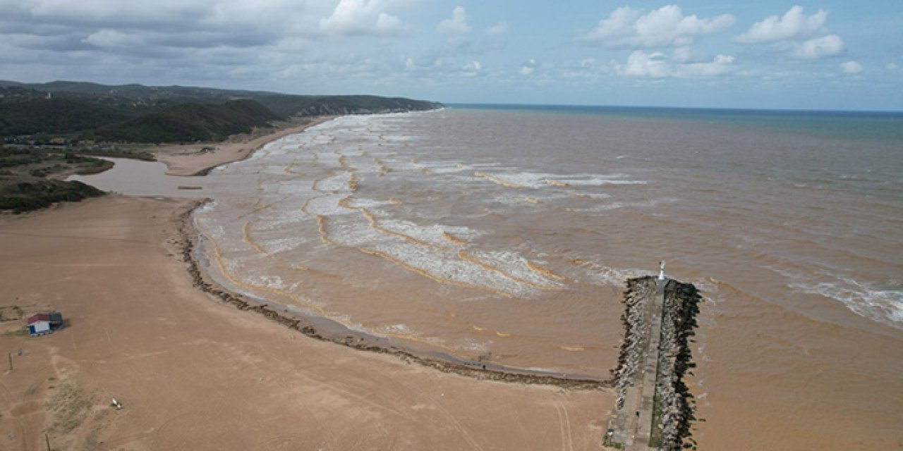 Karadeniz kahverengine büründü