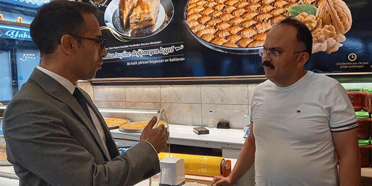 Beypazarı Kaymakamından esnaf ziyareti