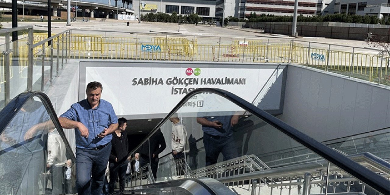 Sabiha Gökçen Havalimanı Metrosunu kullanan yolcu sayısı belli oldu