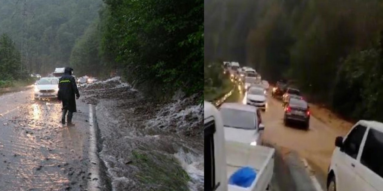 Artvin’de dereler taştı yollar kapandı