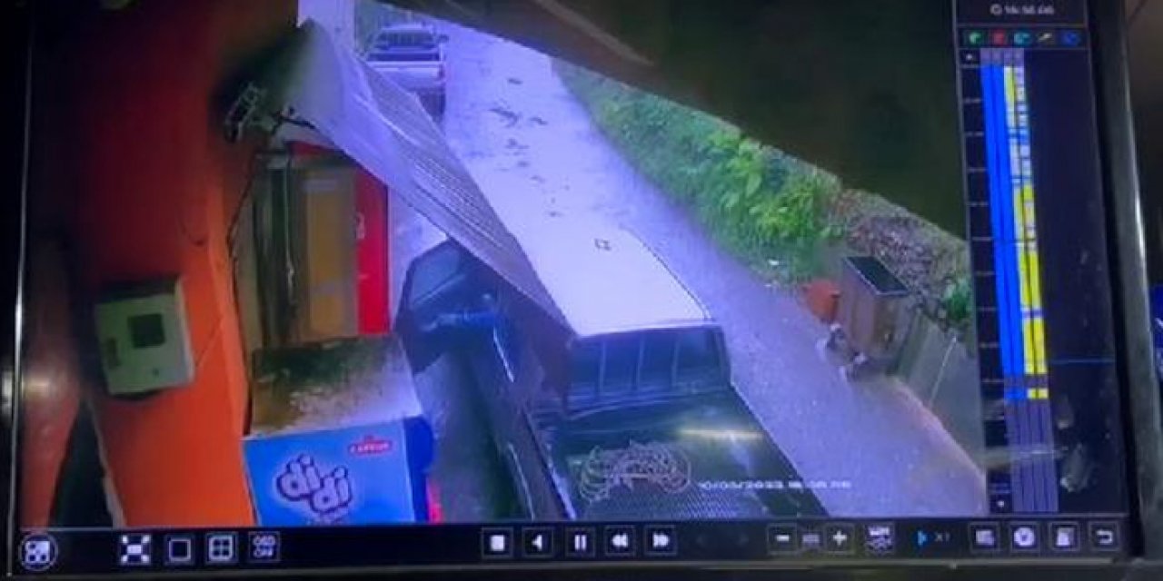 Rize'de sağanak: 1 kişi son anda kurtuldu