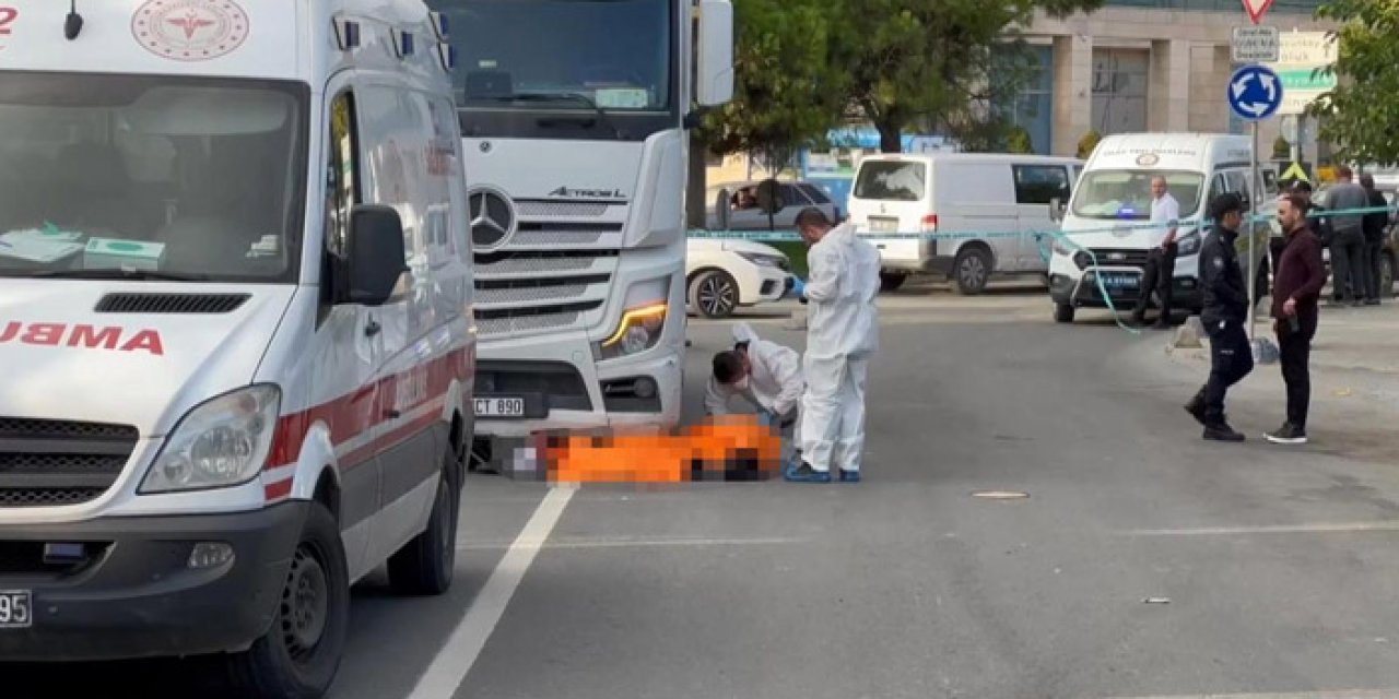 Arnavutköy’de feci kaza: Kadın kamyonun altında kaldı