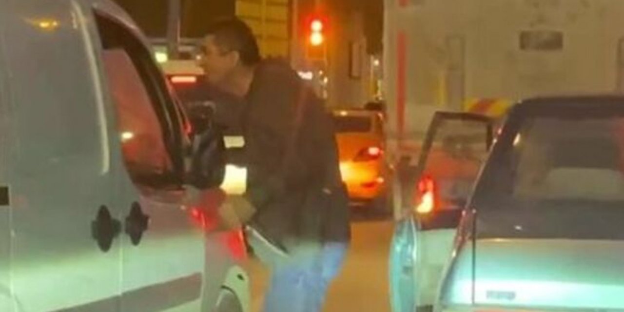 Bıçakla tehdit etti: Ehliyetine de 2 ay süreyle el konuldu