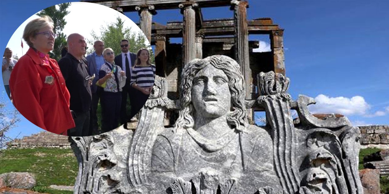 Yabancı sanatçılar Ankara'nın ilk Dünya Mirası Gordion'a bayıldı!