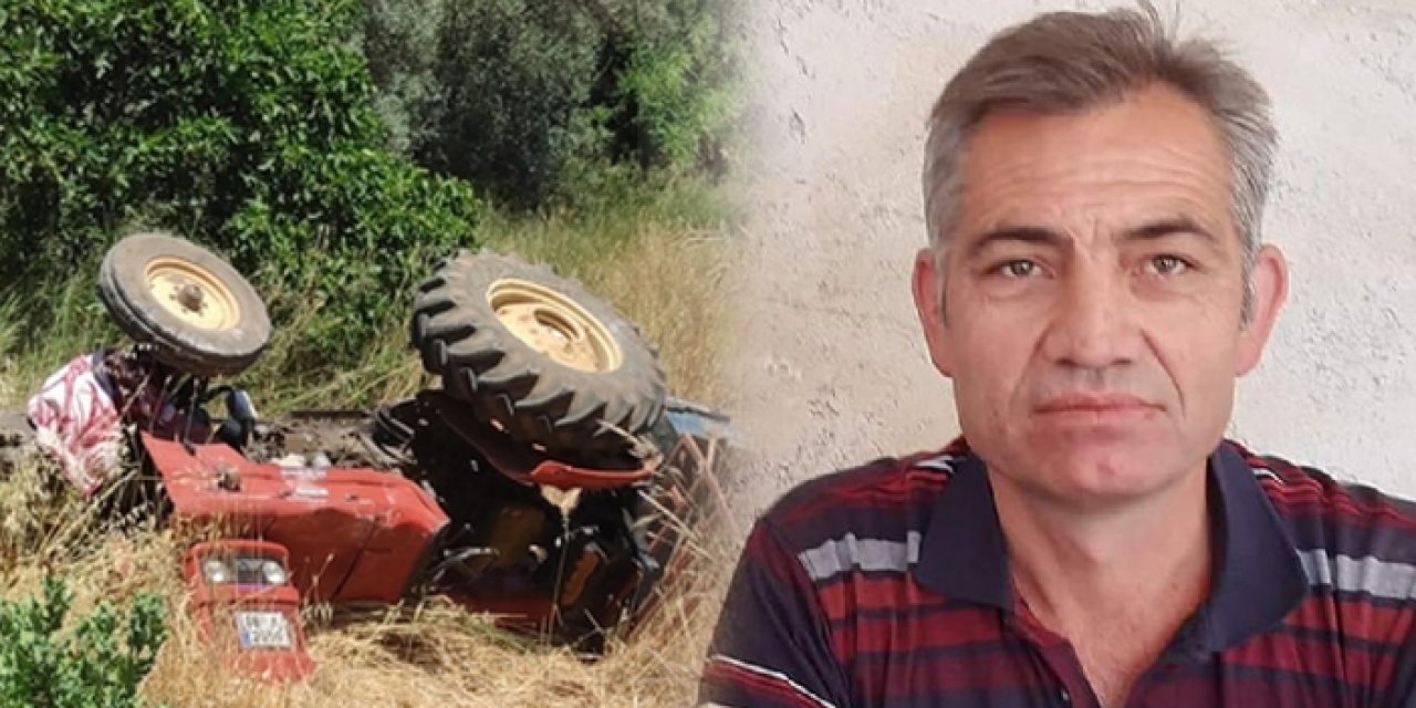Traktörünün altında kalarak can verdi