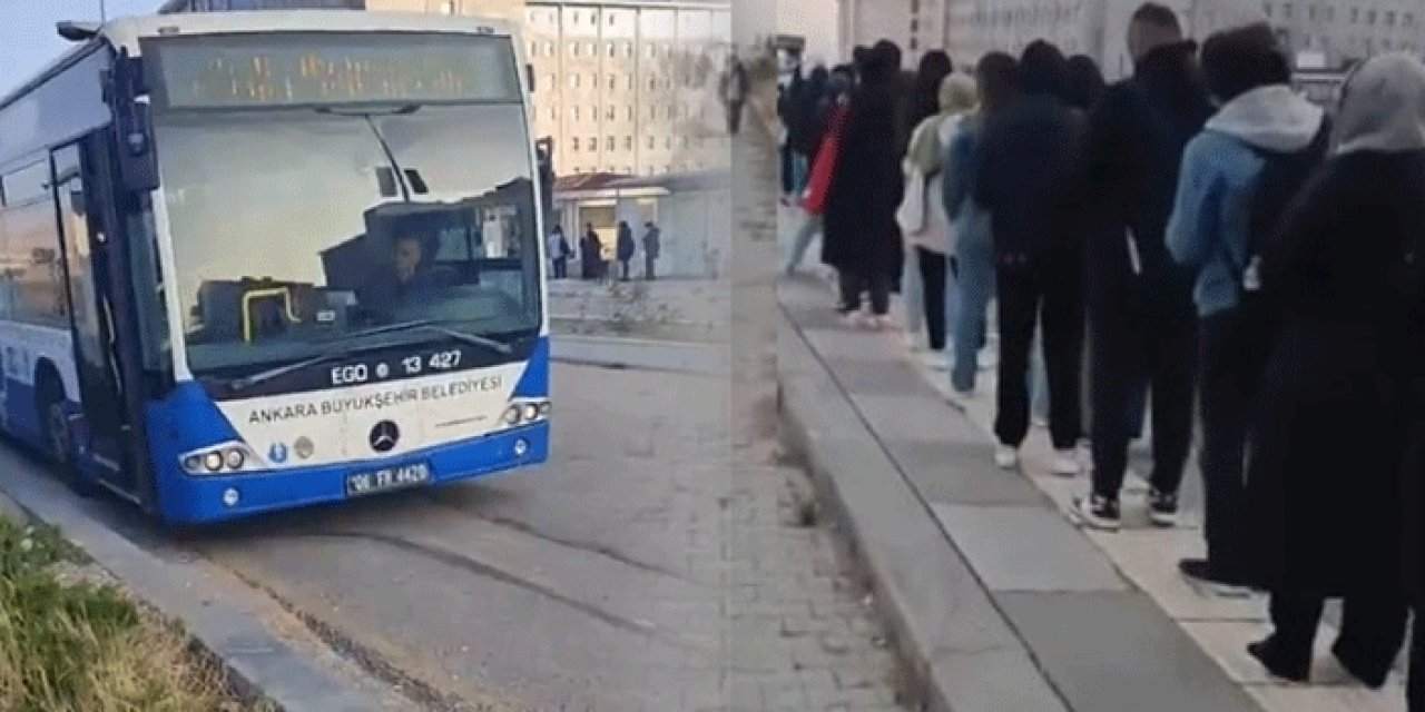 Çubuk'ta sonu gelmeyen EGO kuyruğu: Ankara Büyükşehirden açıklama