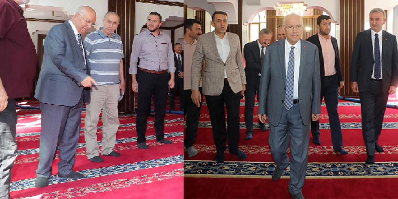 Ankara’da CHP’li Başkan camide denetim yaptı