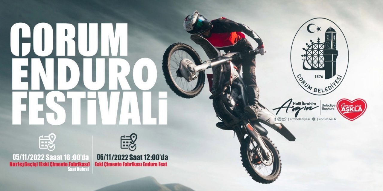 Heyecan Dorukta! 2. Çorum Enduro Festivali İçin Geri Sayım Başladı...