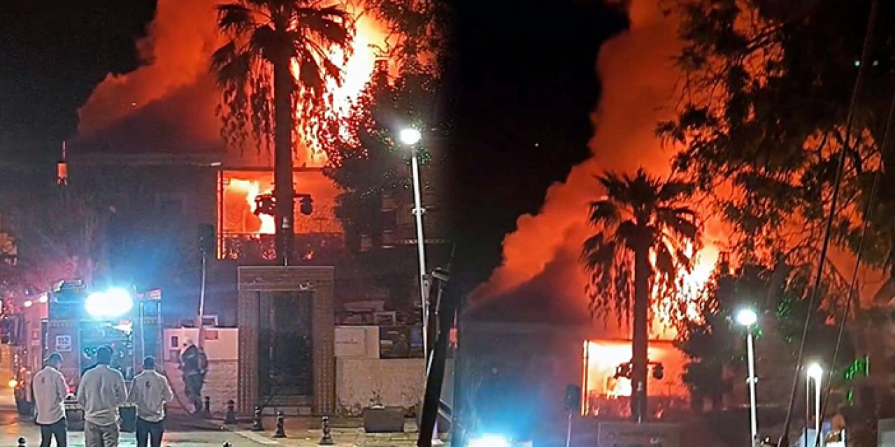 Gece kulübü alev alev yandı!