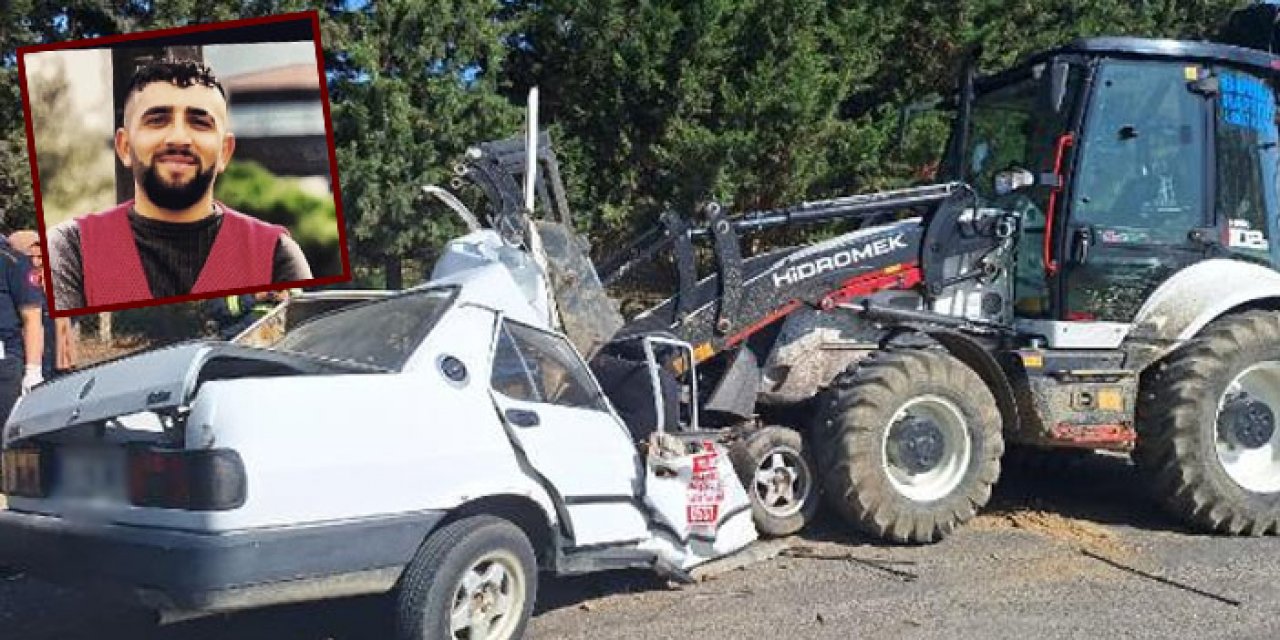 Kepçe ile kafa kafaya girdi; hayatını kaybetti
