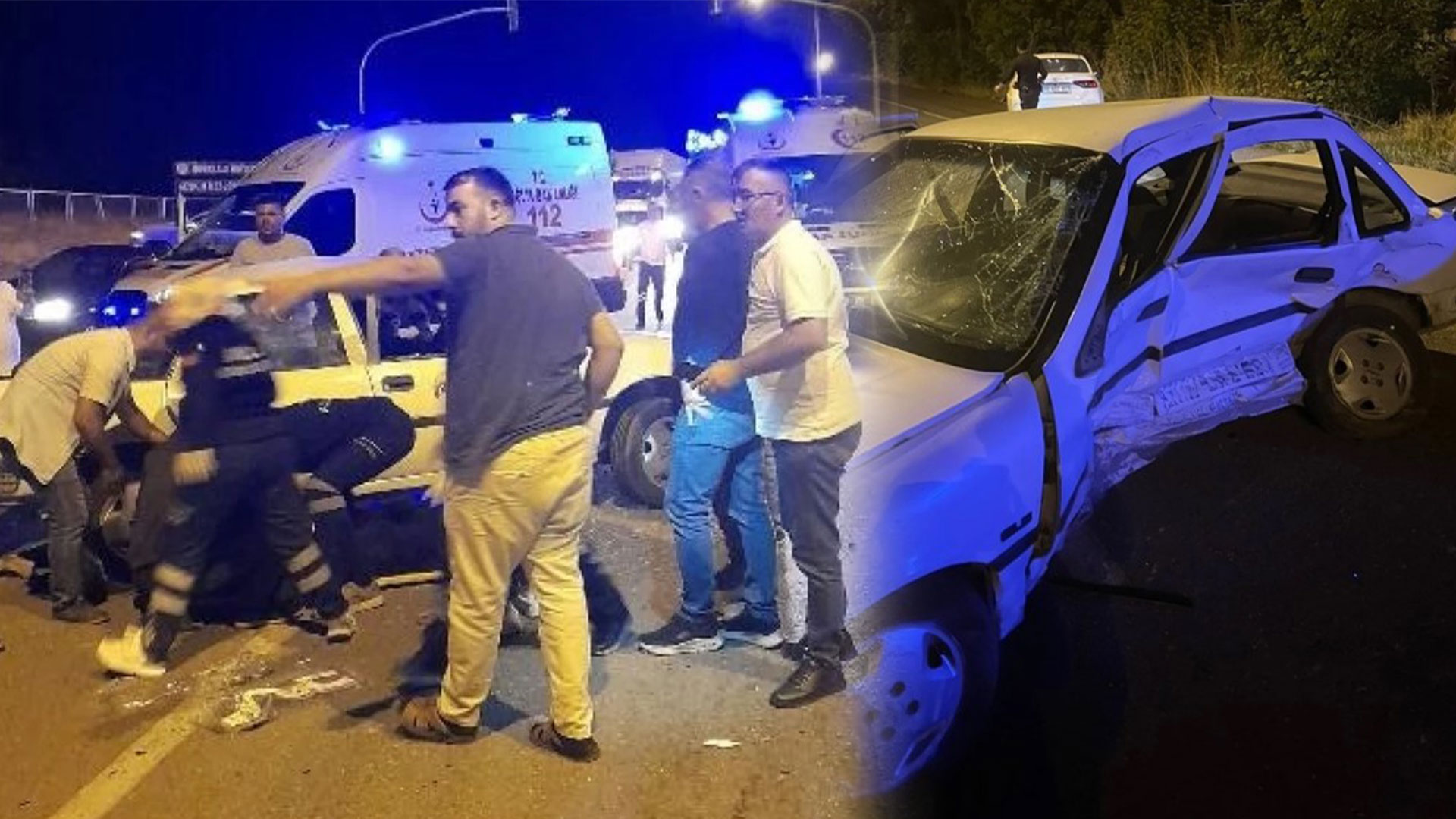 Kırşehir yolunda feci kaza: 1 ölü 2 yaralı