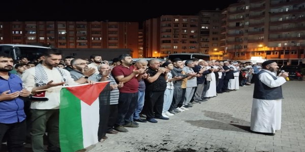 Mardin’de Filistinliler için dua edildi, cenaze namazı kılındı