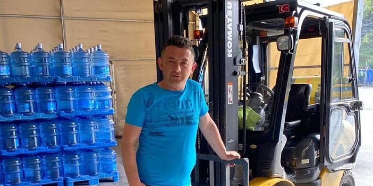 Kızılcahamam’da iş makinesinin çarptığı kamyon şoförü öldü