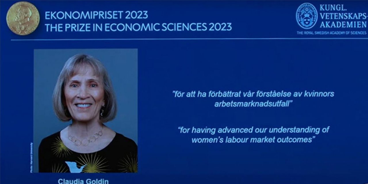 2023 Nobel Ekonomi Ödülü Claudia Goldin'e verildi