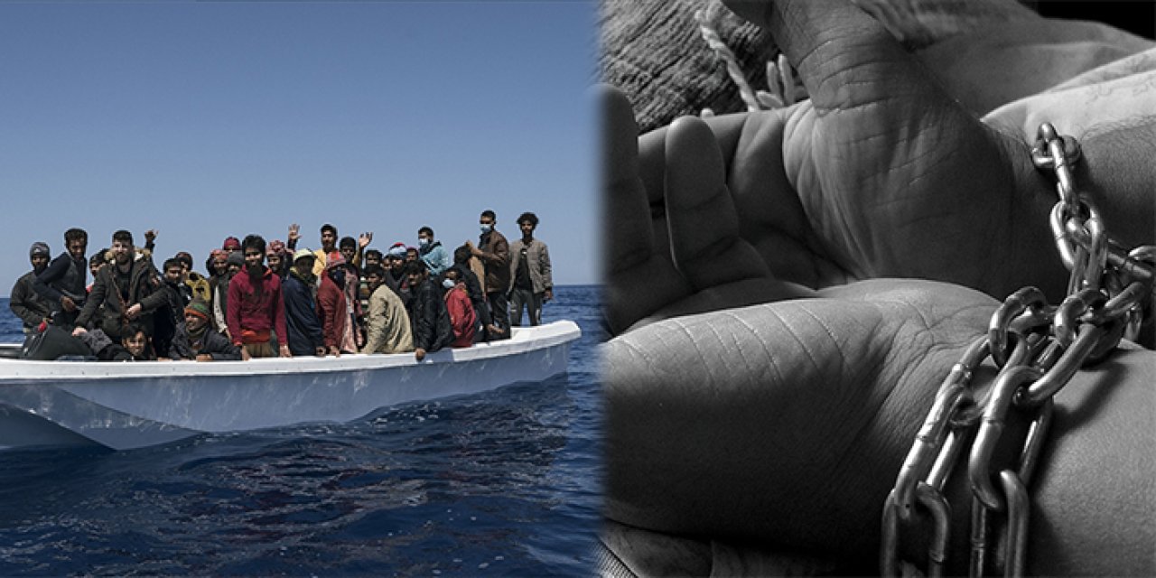 Düzensiz göçle birlikte gelen tehlikelerin başında yer alıyor: İnsan ticareti