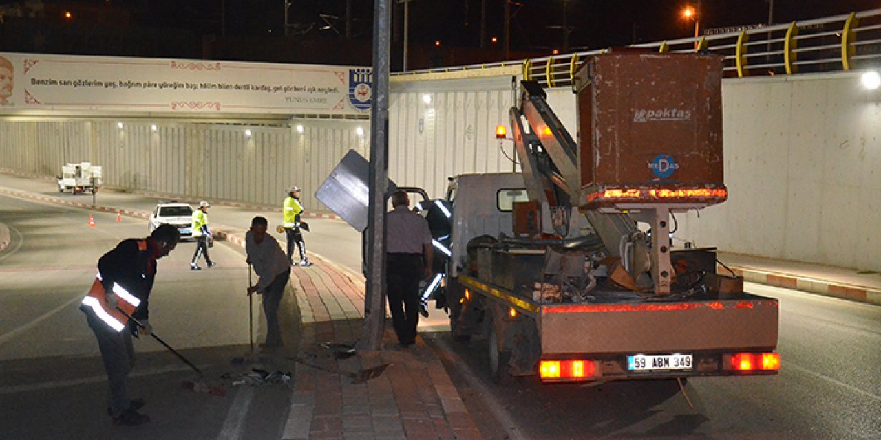 Motosiklet sürücüsü hayatını kaybetti