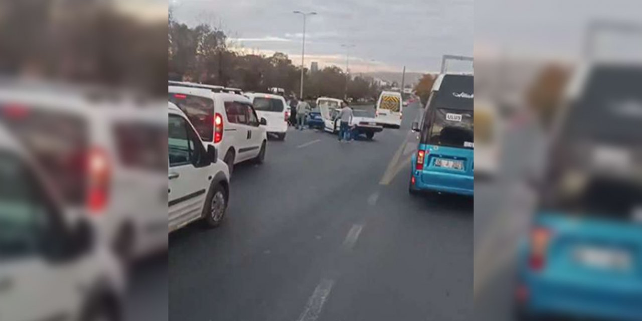 Samsun yolunda zincirleme kaza