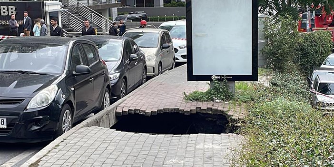 Şişli'de çukura düşen kadın kurtarıldı