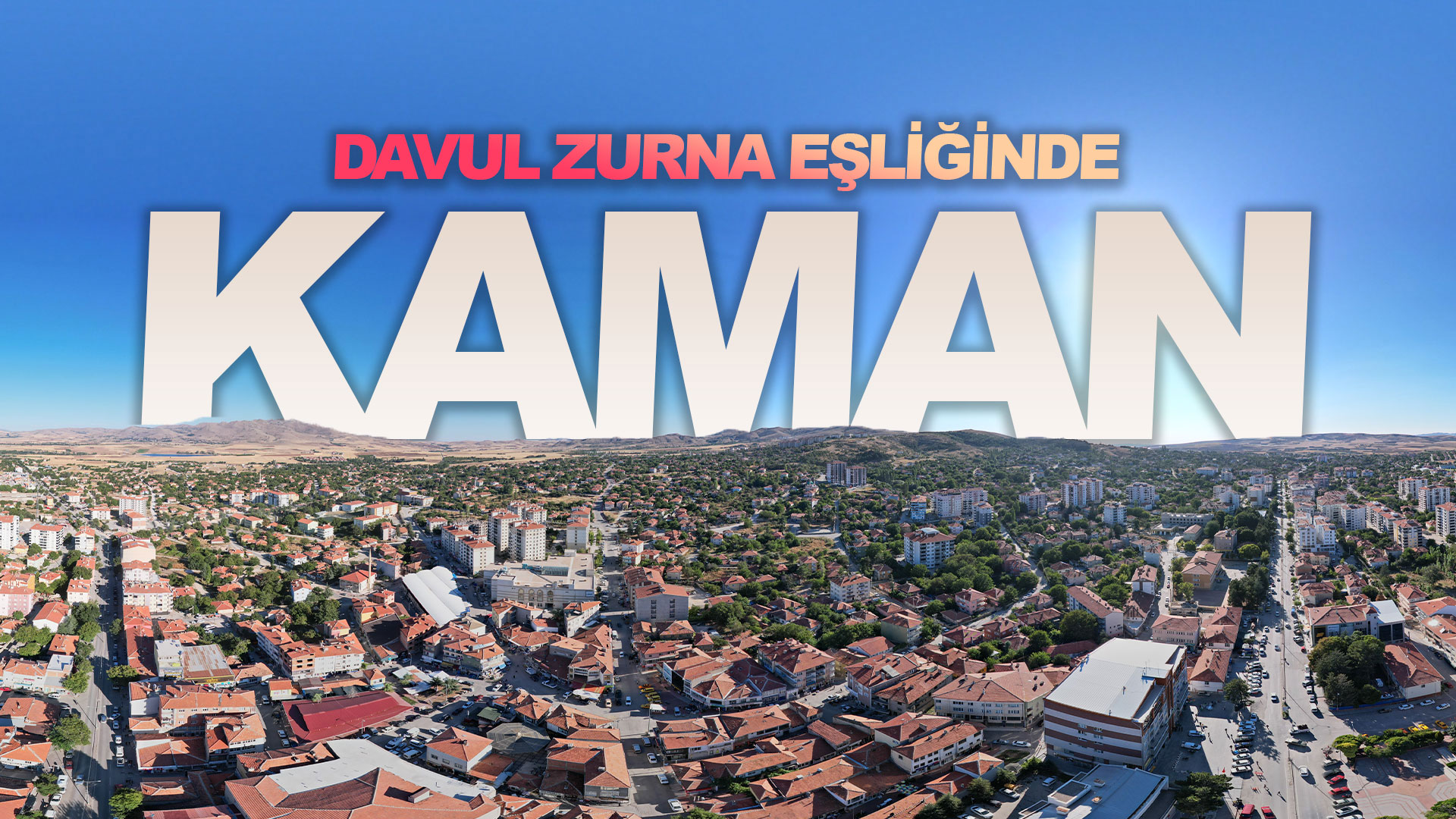 Davul zurna ve Drone görüntüsü büyülüyor...