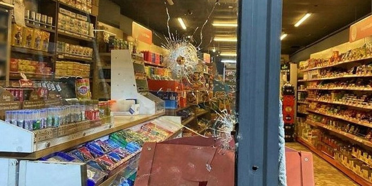 Marketi kurşunlayıp kaçtılar