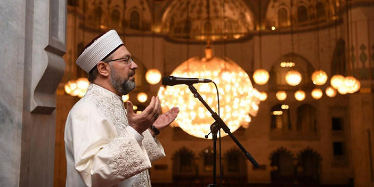 Diyanet İşleri Başkanı Erbaş'tan dua çağrısı