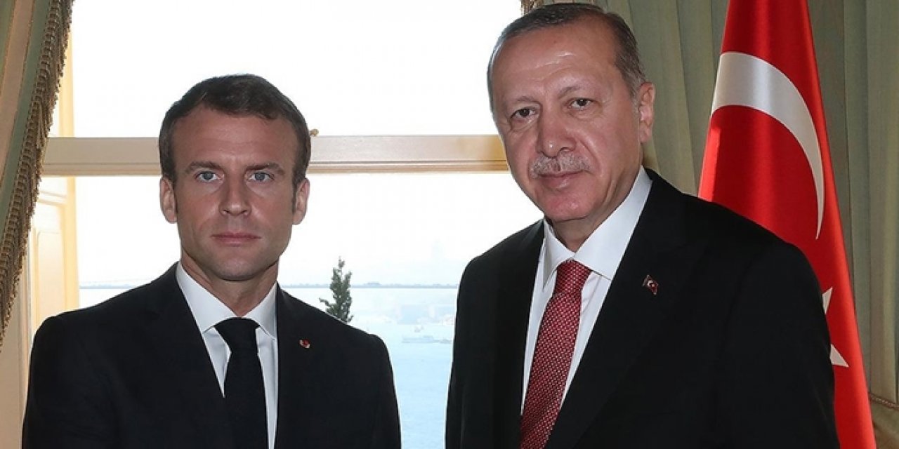 Erdoğan ile Macron görüştü: İsrail-Filistin çatışmaları ele alındı