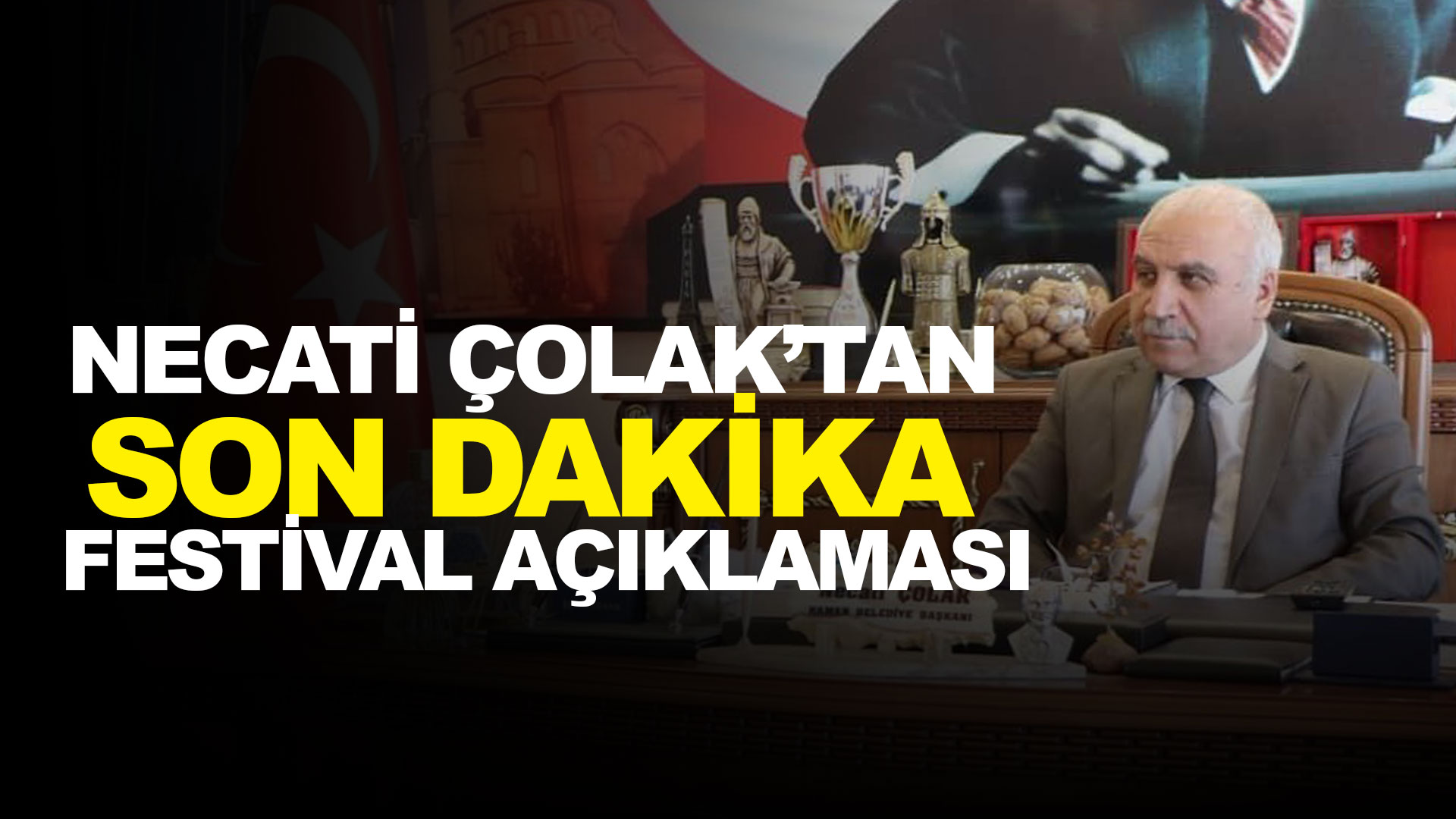 Necati Çolak'tan son dakika açıklaması....