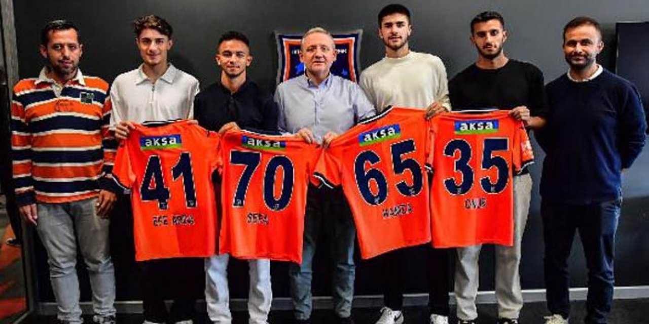 Başakşehir'de 4 futbolcu A Takıma yükseldi