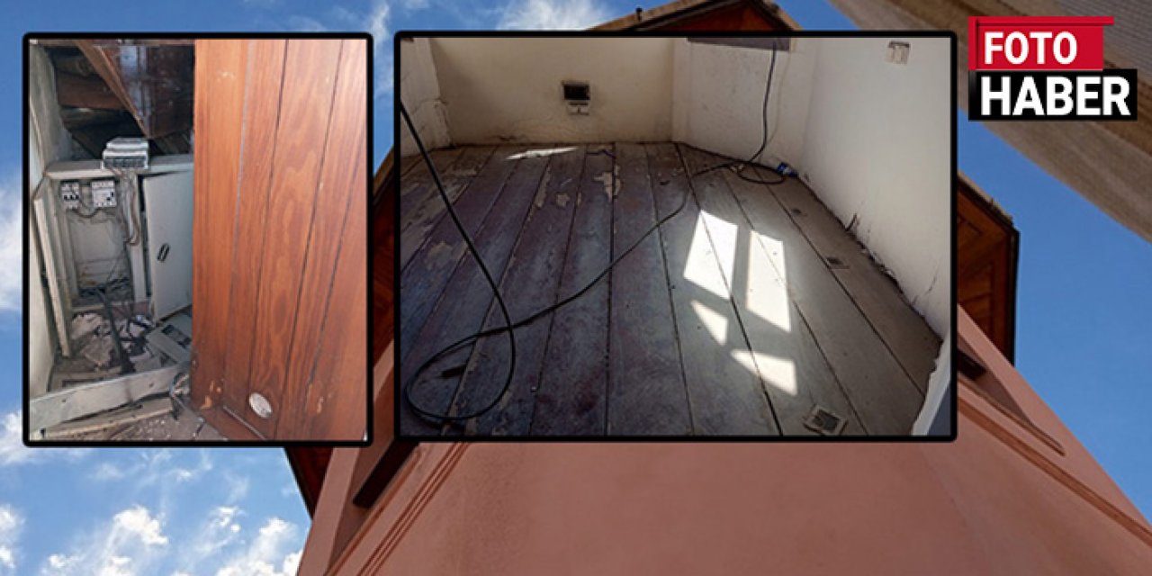 Tarihi Saat Kulesi’nden yeni görüntüler: Bakımsızlıktan dökülüyor