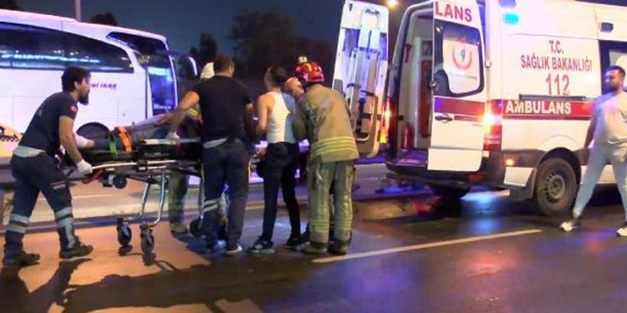 İstanbul'da minibüs yola savruldu: 1 ölü