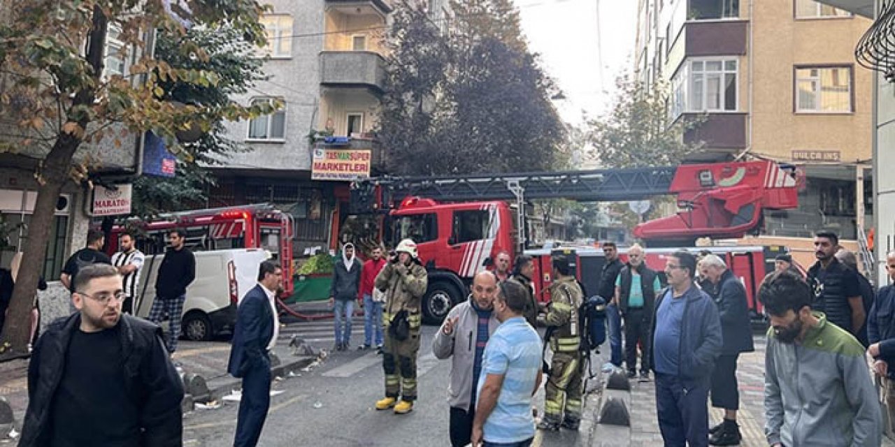 Yangında mahsur kalan 19 kişi kurtarıldı