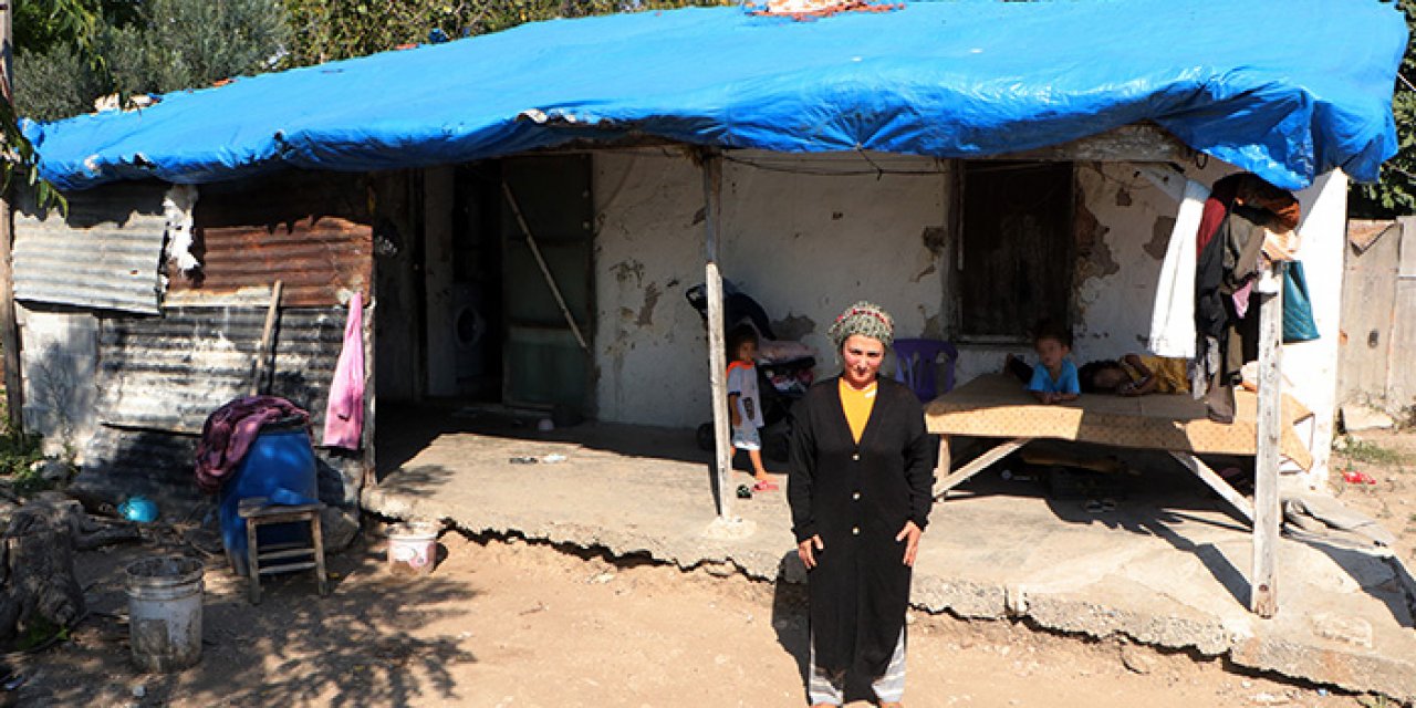 4 çocuğu ile yaşam mücadelesi veriyor