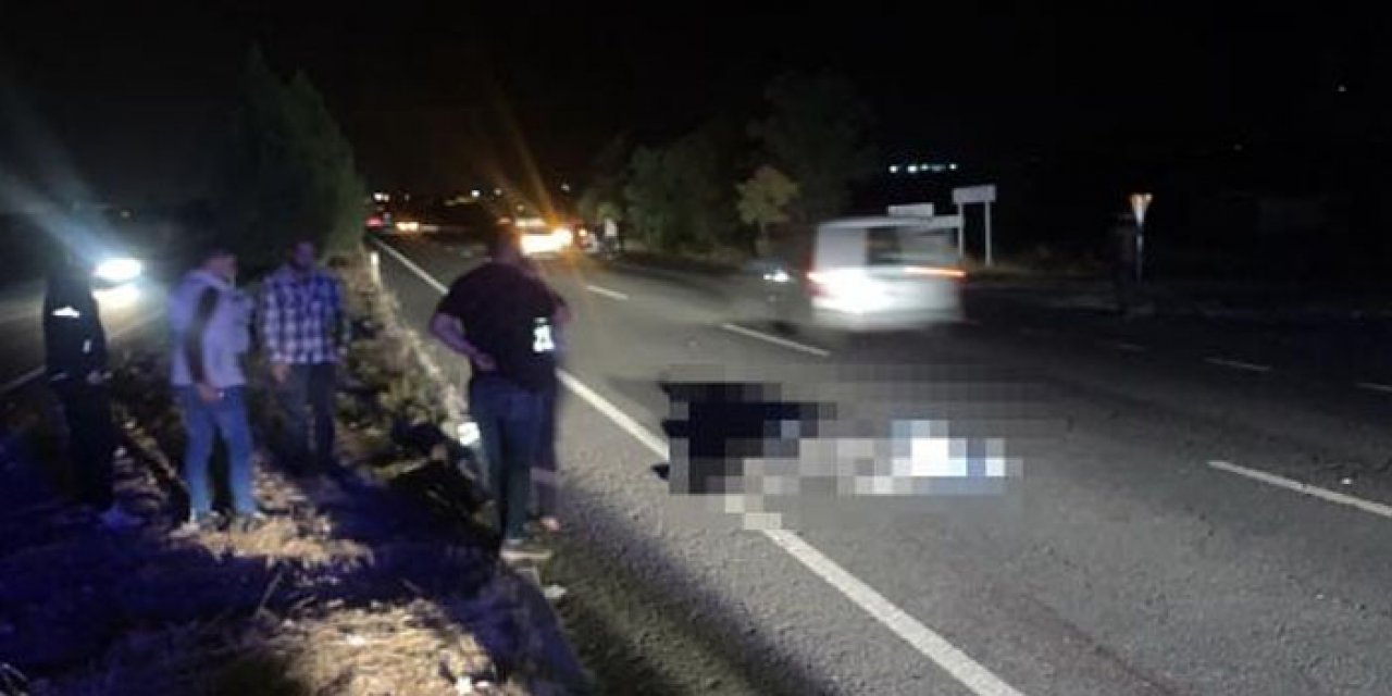 Otomobil çarptı; metrelerce sürüklendi