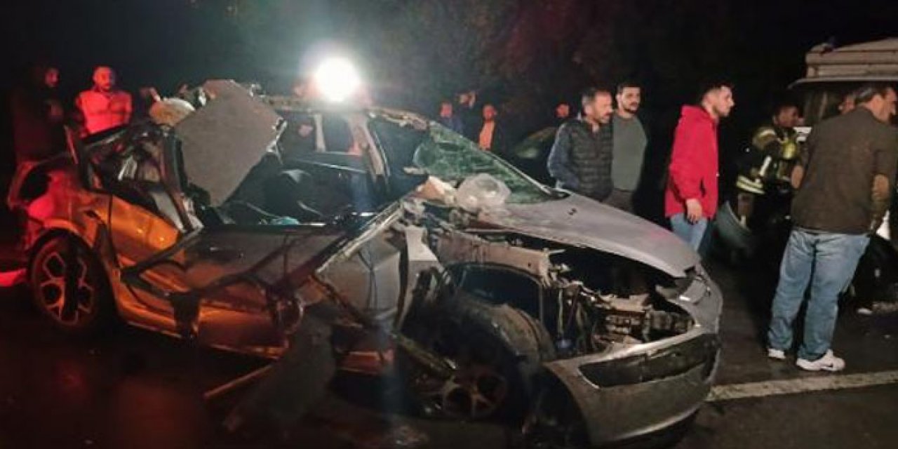 TEM’de kıyamet gibi kaza! 26 araç birbirine girdi: 13 yaralı