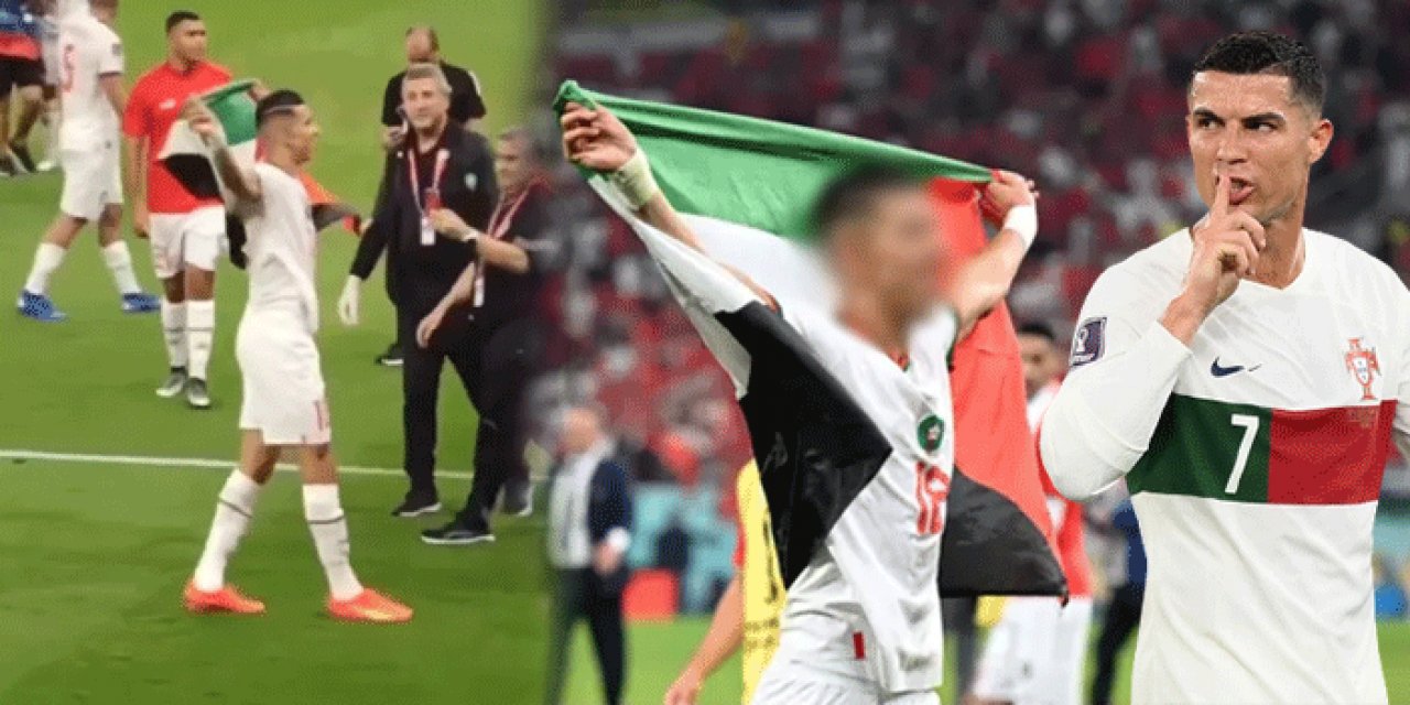 Sosyal medya bu görüntüyü konuşuyor: Ronaldo Filistin bayrağı açtı iddiası doğru mu?