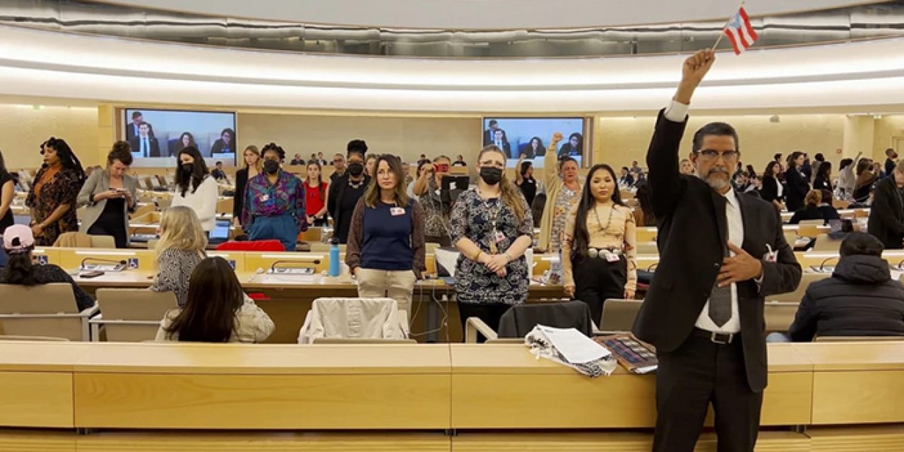 ABD BM’de protesto edildi: Gazze’de katledilen siviller için kürsüye sırtlarını döndüler