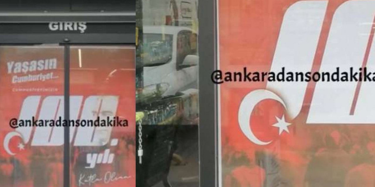 Türk Bayrağı'na 'Davud Yıldızı' kullandılar: Bir de Ankara'nın her yerine astılar...