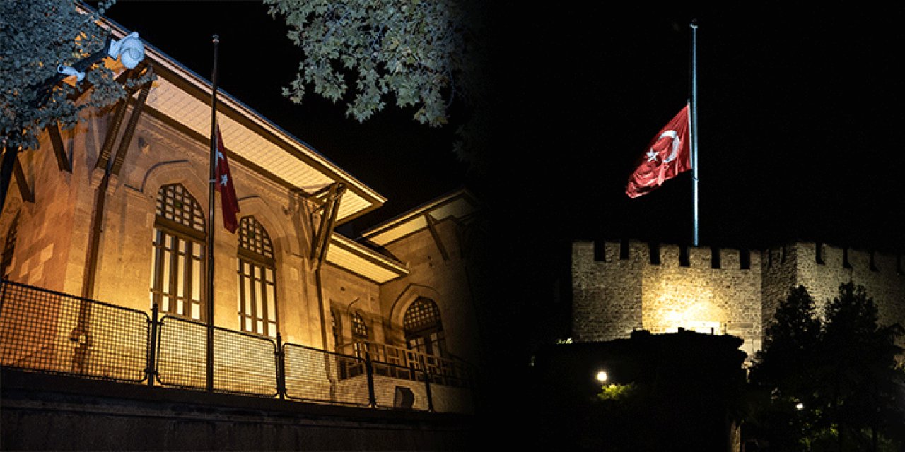 3 günlük milli yas: Ankara'da bayraklar yarıya indirildi