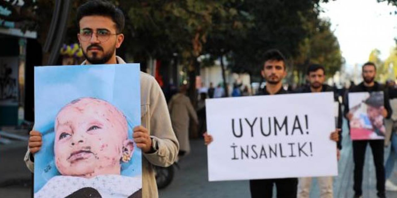 5 saat sessiz İsrail protestosu