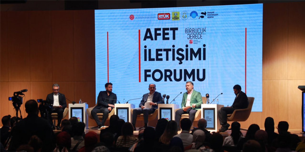 Bu yıl ikincisi düzenlendi : Afet iletişim forumu gerçekleştirildi