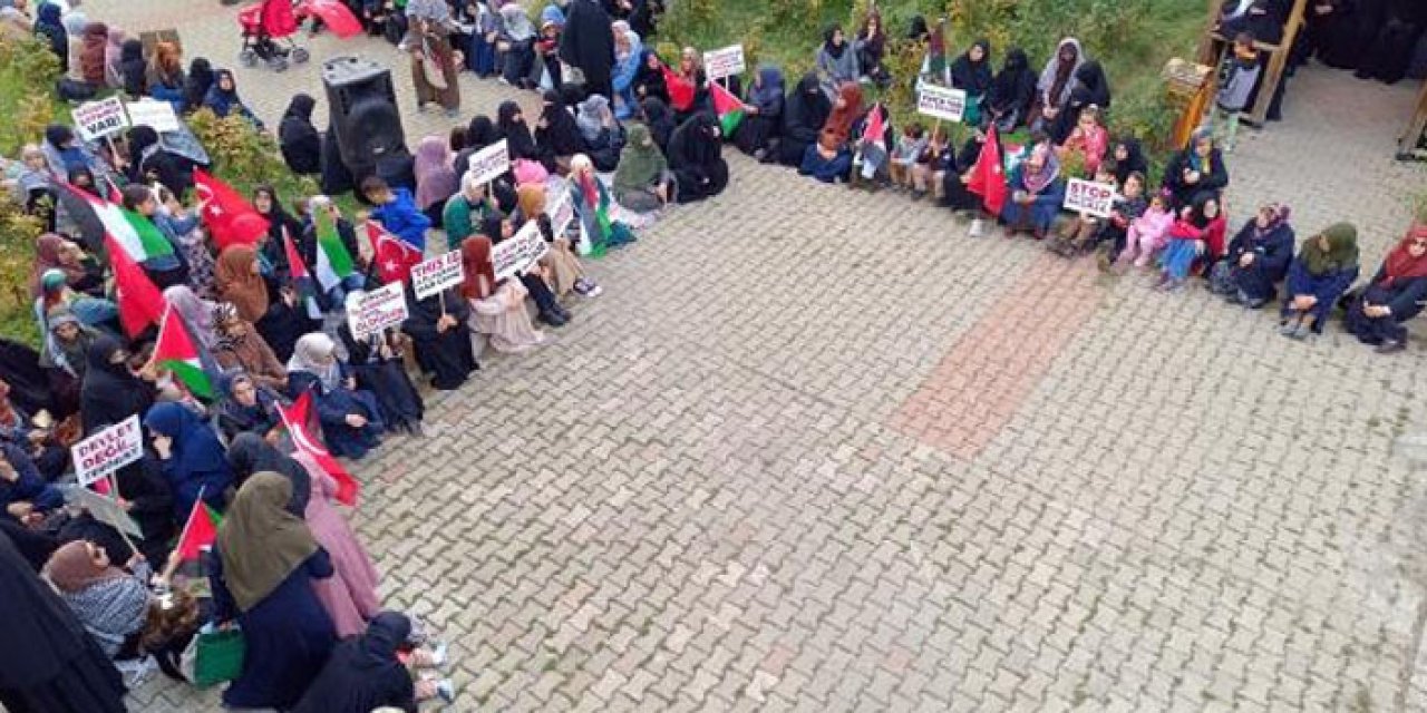 Filistin'e destek için sessiz oturma eylemi