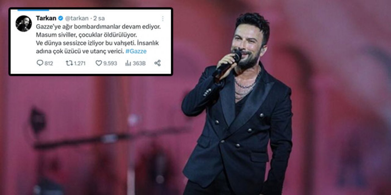 Tarkan’dan Gazze sözleri