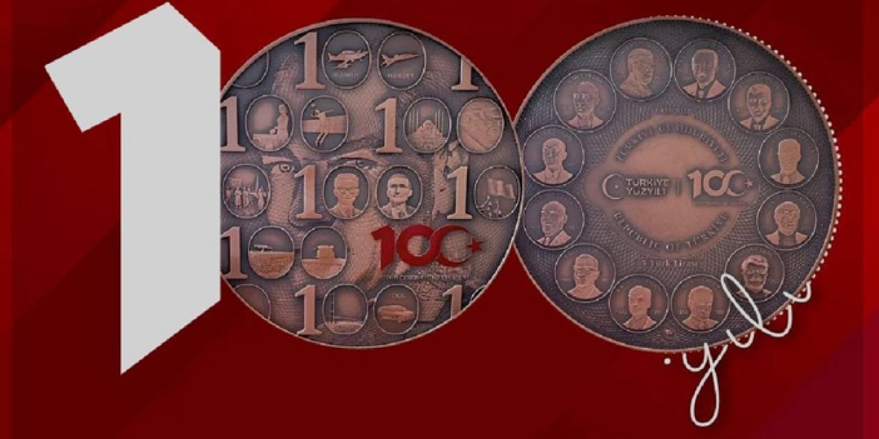 100’üncü yıla özel para pasıldı