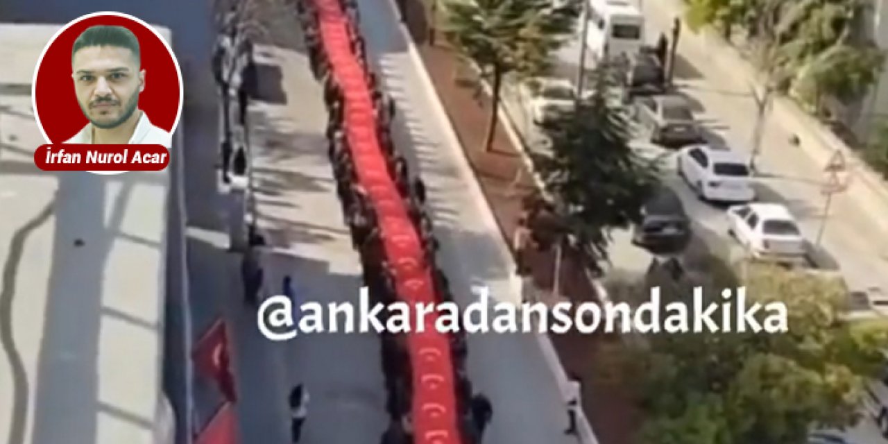 Dünyanın en uzun bayrağı rekoru Haymana'da kırıldı: Bakın kaç metre…