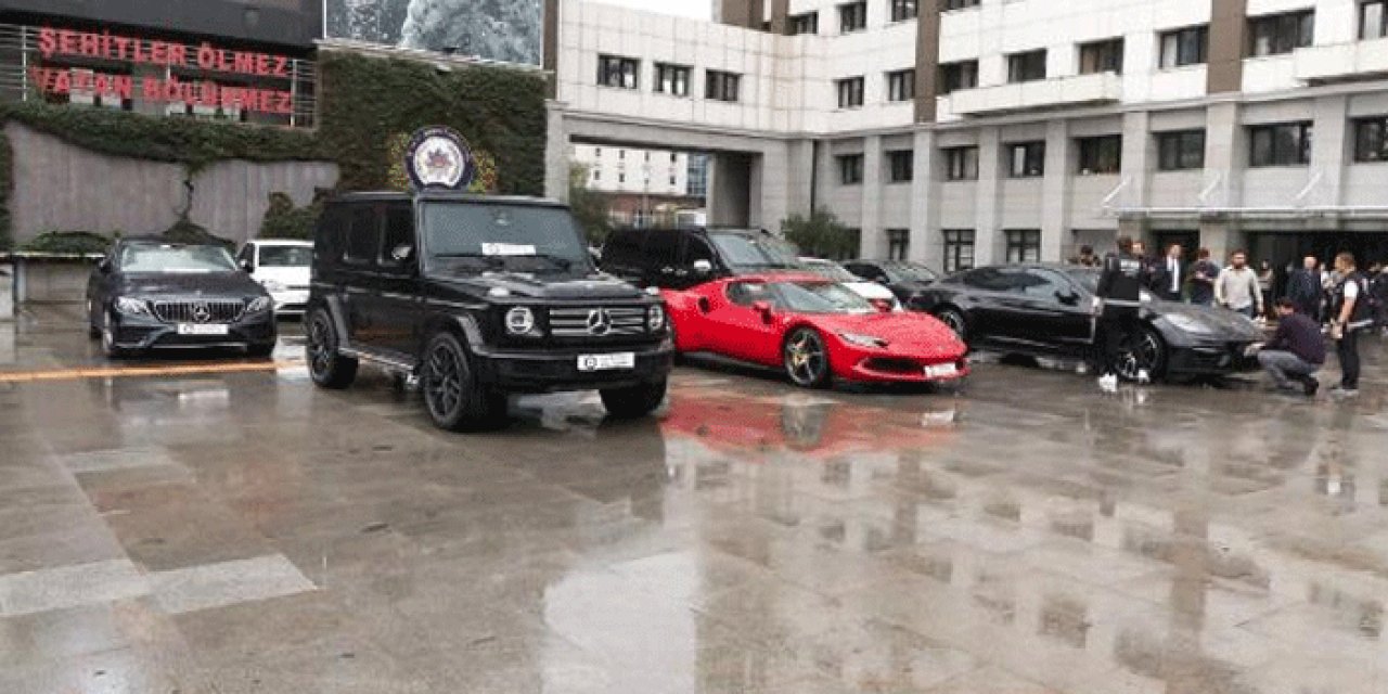 Dilan ve Engin Polat çiftinin lüks araçları emniyette sergilendi